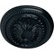 Ekena Millwork Saverne Ceiling Medallion, Hand-Painted Night Shade, 18 1/2"W x 13 1/2"H x 1 7/8"P CM18SANSF - alternate 3